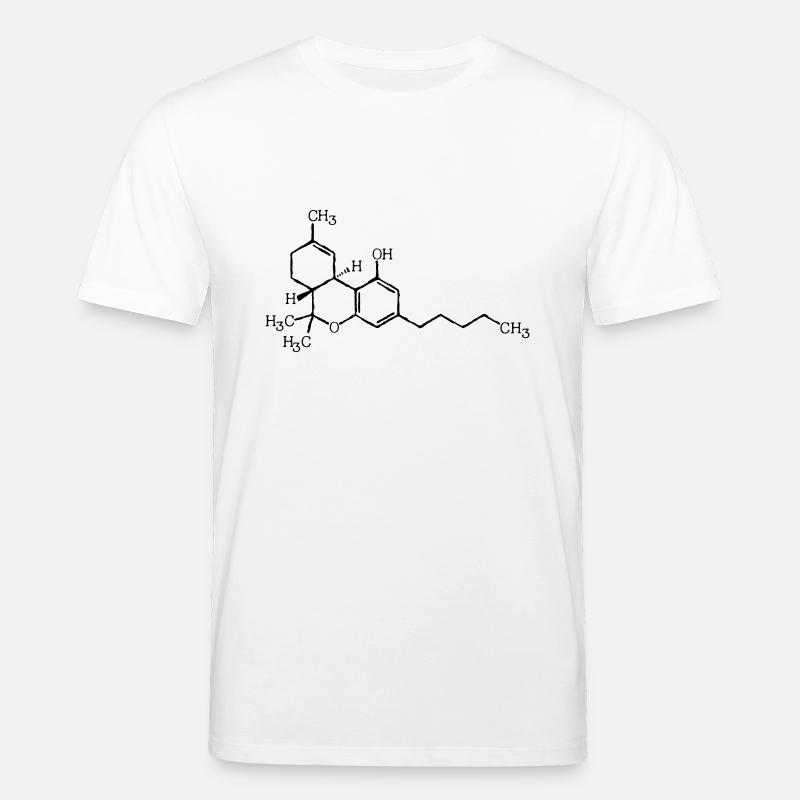Formule moléculaire THC - T-shirt bio CREATOR Stanley/Stella Unisexe - blanc