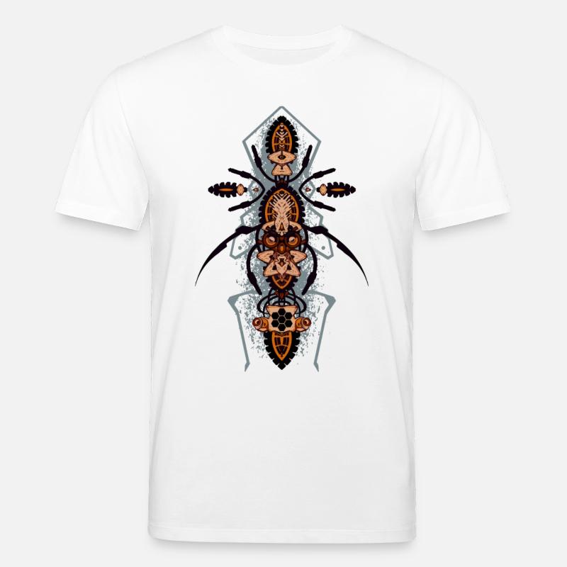 TECHNO INSECTE - T-shirt bio CREATOR Stanley/Stella Unisexe - blanc