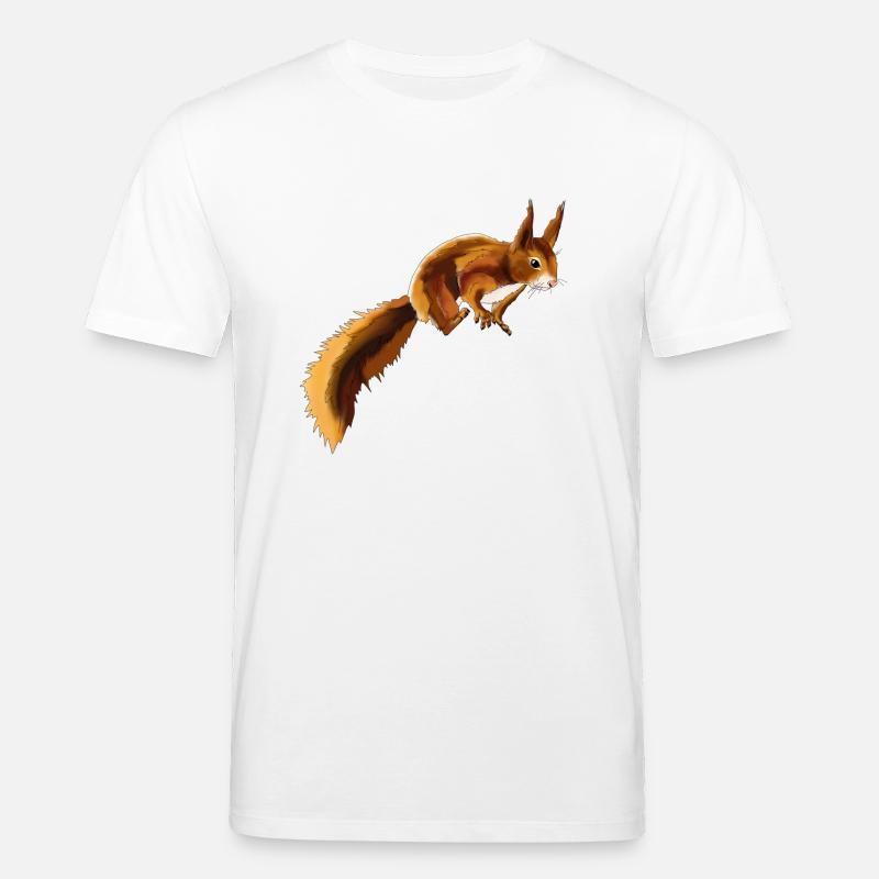 Eichhörnchen 1 - Stanley/Stella Unisex Bio-T-Shirt CREATOR  - Weiß