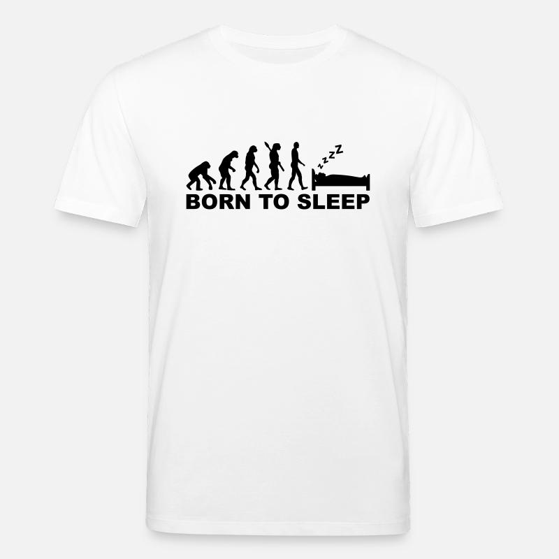 Evolution Sleep - Stanley/Stella CREATOR Unisex Organic T-Shirt - white