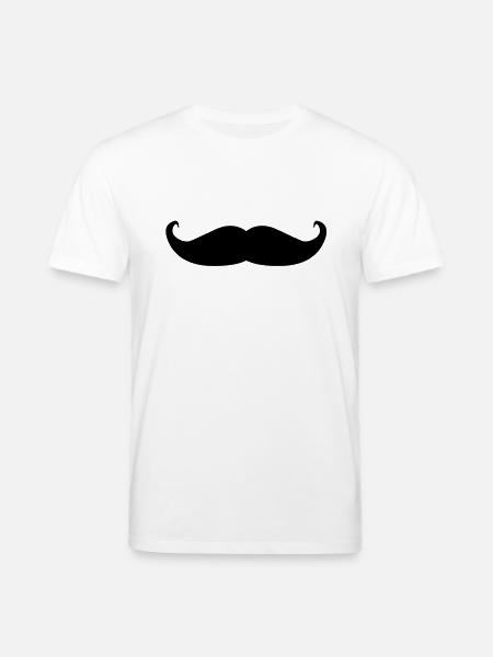 Moustache - Stanley/Stella CREATOR Unisex Organic T-Shirt - white