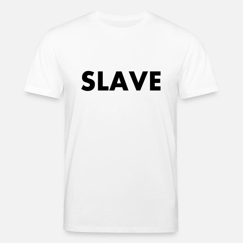 Slave - T-shirt bio CREATOR Stanley/Stella Unisexe - blanc
