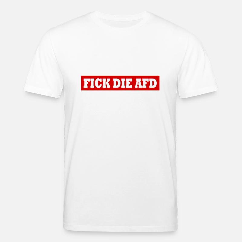 Fick die afd - Stanley/Stella Unisex Bio-T-Shirt CREATOR  - Weiß