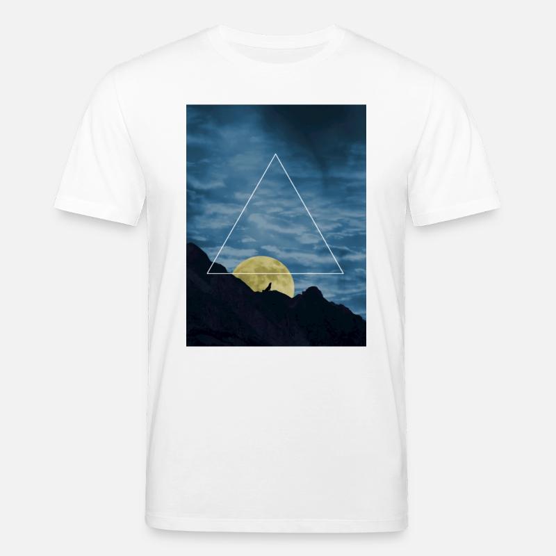 wolf-triangle - Stanley/Stella Unisex Bio-T-Shirt CREATOR  - Weiß