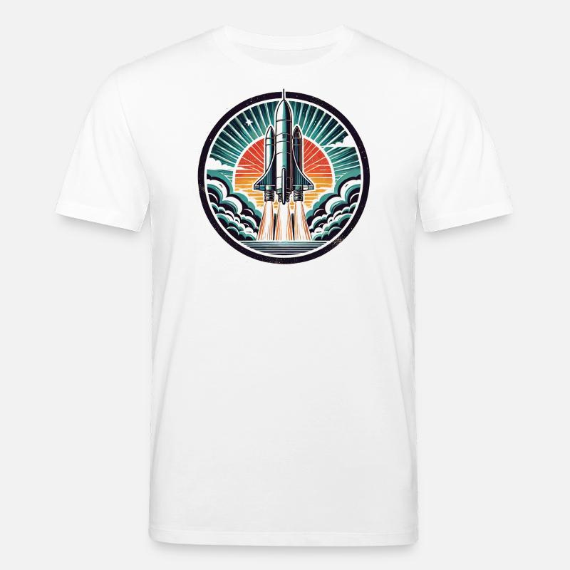 Navette spatiale Vaisseau spatial - T-shirt bio CREATOR Stanley/Stella Unisexe - blanc