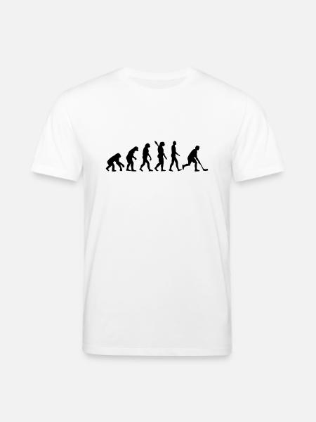 Floorball Évolution - T-shirt bio CREATOR Stanley/Stella Unisexe - blanc
