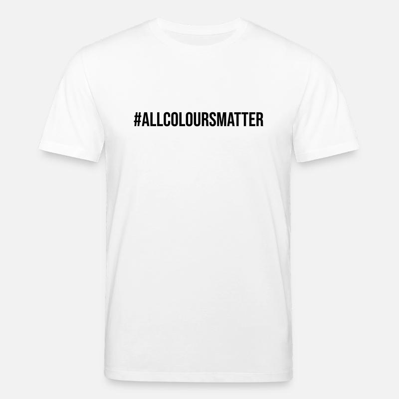 All Colours Matter Protest - Stanley/Stella Unisex Bio-T-Shirt CREATOR  - Weiß