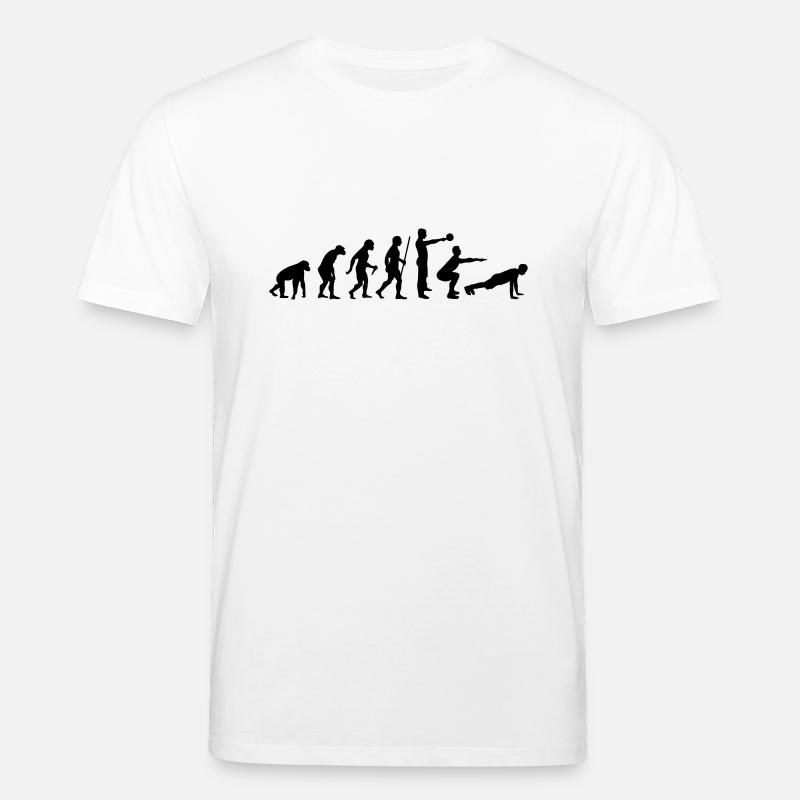 Evolution - Crossfit - T-shirt bio CREATOR Stanley/Stella Unisexe - blanc