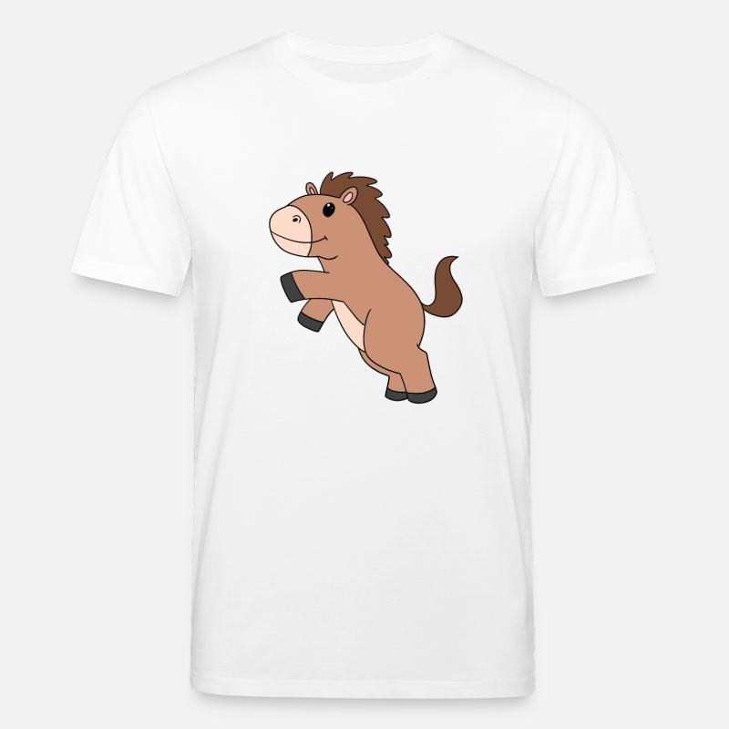 Cheval mignon - T-shirt bio CREATOR Stanley/Stella Unisexe - blanc