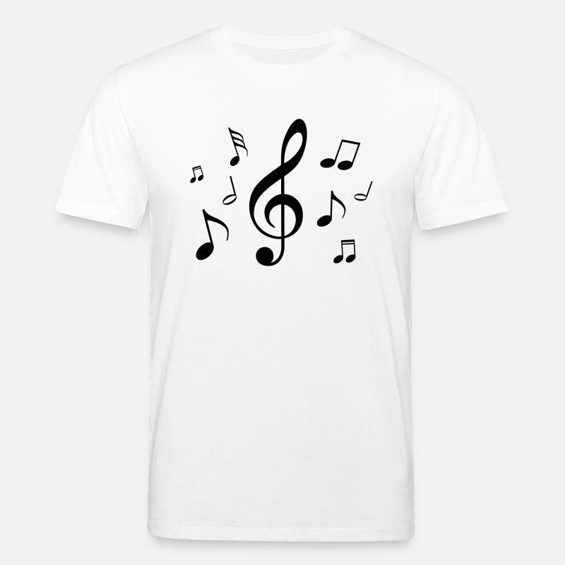 Music note - Stanley/Stella Unisex Bio-T-Shirt CREATOR  - Weiß