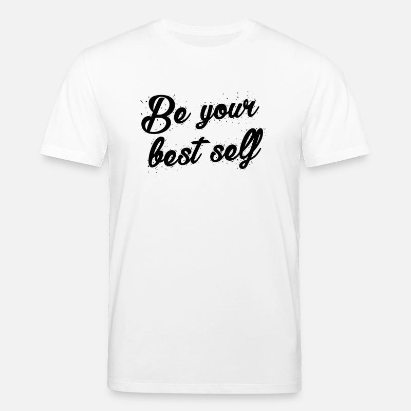 Motivation Statement Spruch Sprueche - Stanley/Stella Unisex Bio-T-Shirt CREATOR  - Weiß