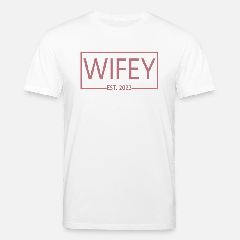 2023 Verlobung Brautdusche Hochzeit - Stanley/Stella Unisex Bio-T-Shirt CREATOR - Weiß