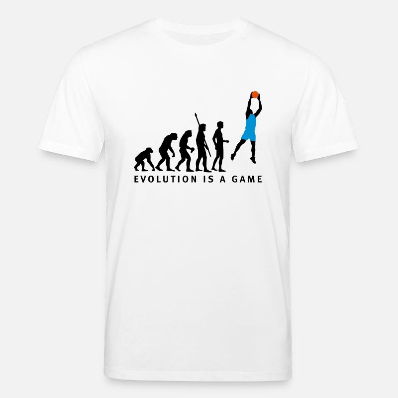 evolution_basketball_072011_b_3c - Stanley/Stella Unisex Bio-T-Shirt CREATOR  - Weiß