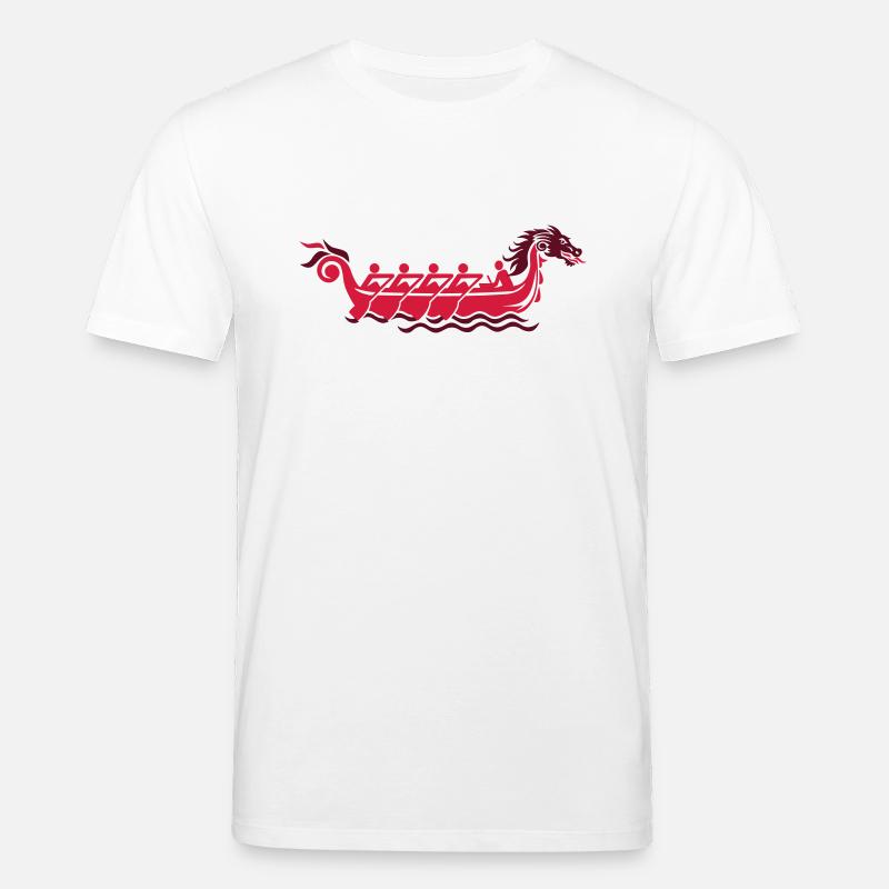 Drachenboot - Stanley/Stella Unisex Bio-T-Shirt CREATOR  - Weiß