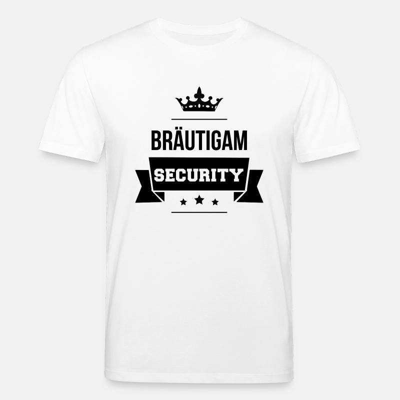 Bräutigam Security - Stanley/Stella Unisex Bio-T-Shirt CREATOR  - Weiß