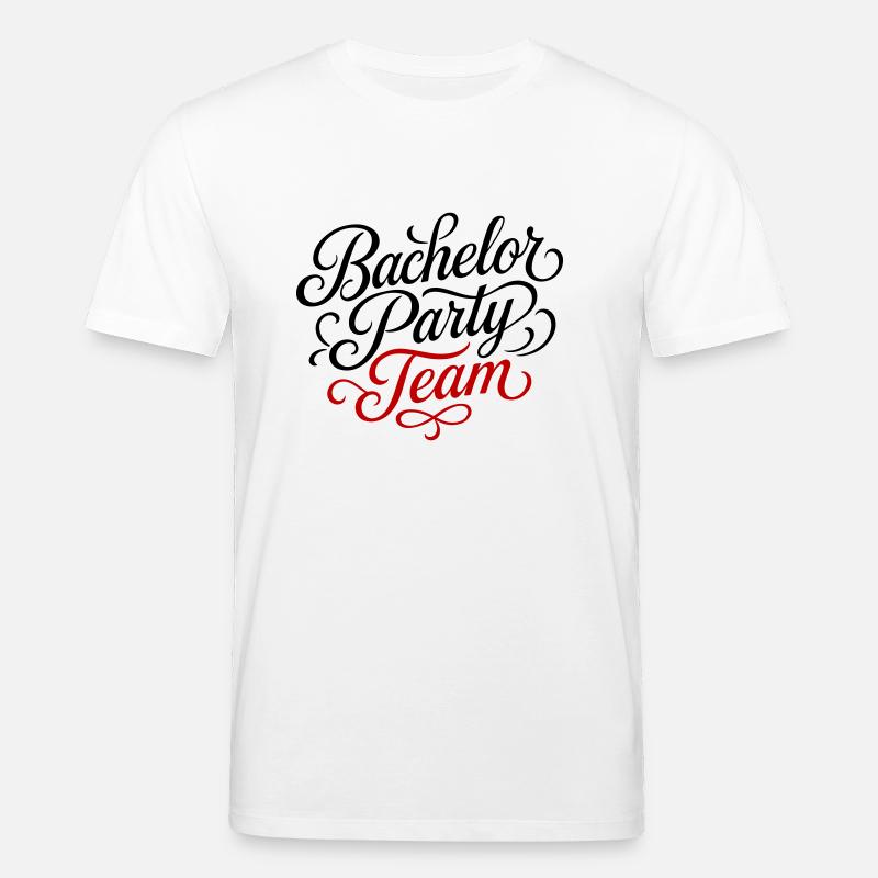 Bachelor Party Team - Stanley/Stella Unisex Bio-T-Shirt CREATOR  - Weiß