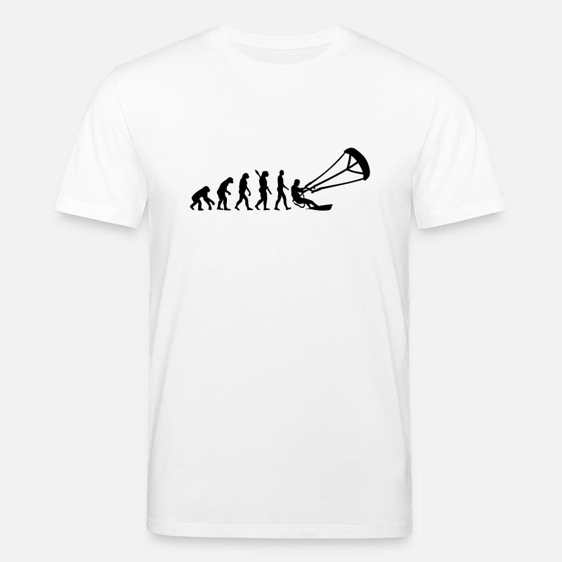 Kitesurfen - Stanley/Stella Unisex Bio-T-Shirt CREATOR  - Weiß