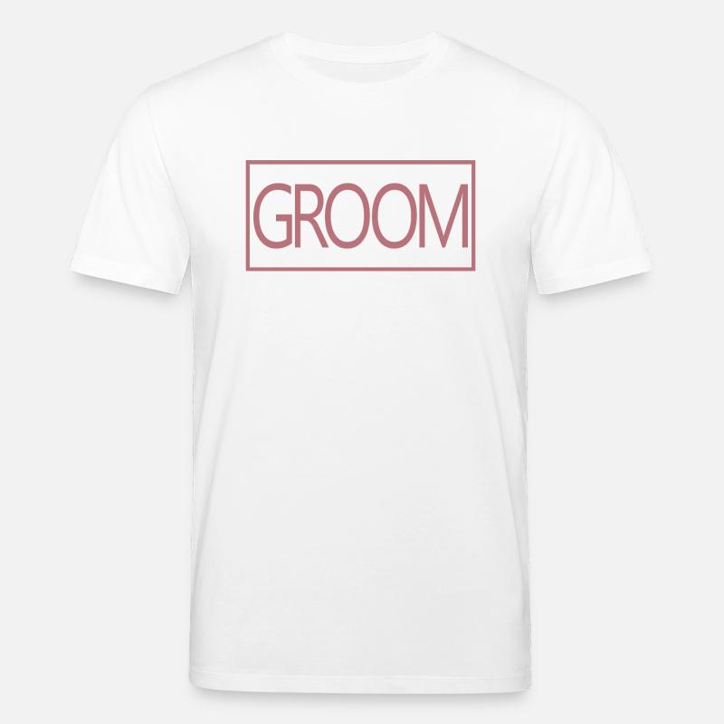 Bräutigam - Ehemann wird Hochzeitsfeier Verlobung - Stanley/Stella Unisex Bio-T-Shirt CREATOR  - Weiß