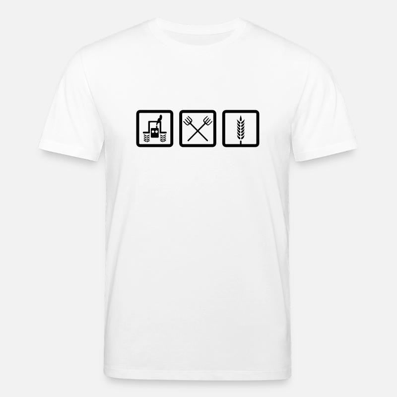 Bauernhof - Stanley/Stella Unisex Bio-T-Shirt CREATOR  - Weiß