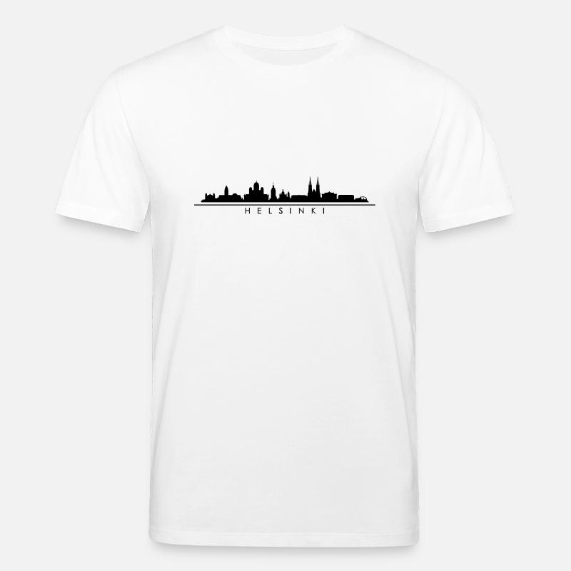 Skyline - Helsinki - Stanley/Stella Unisex Bio-T-Shirt CREATOR  - Weiß