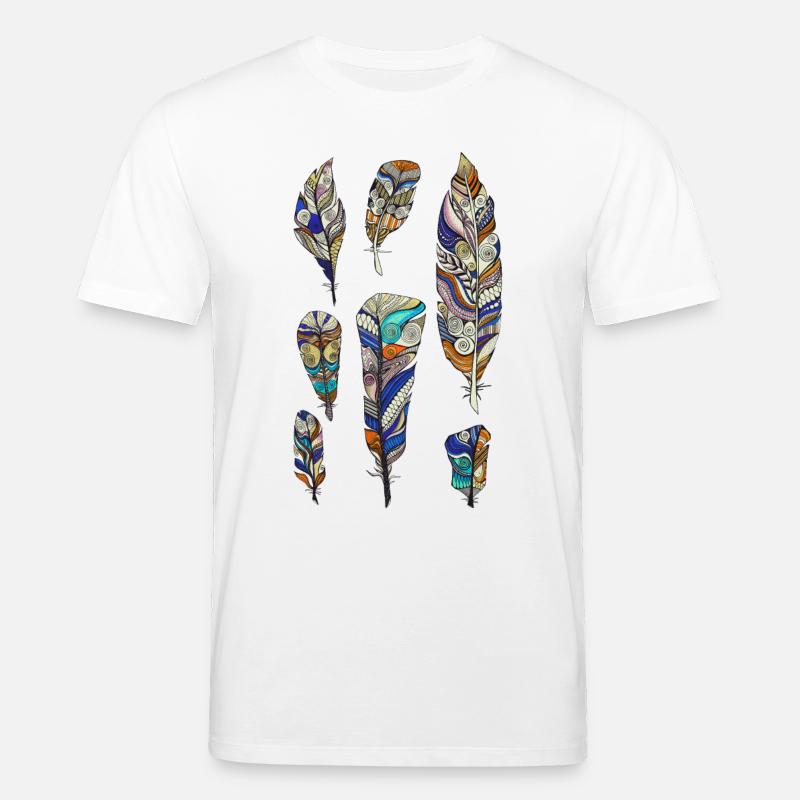federn - Stanley/Stella Unisex Bio-T-Shirt CREATOR  - Weiß