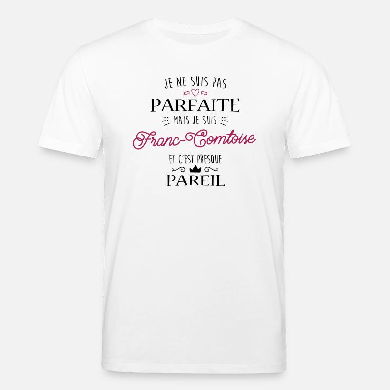 Franc Comtoise - T-shirt bio CREATOR Stanley/Stella Unisexe - blanc