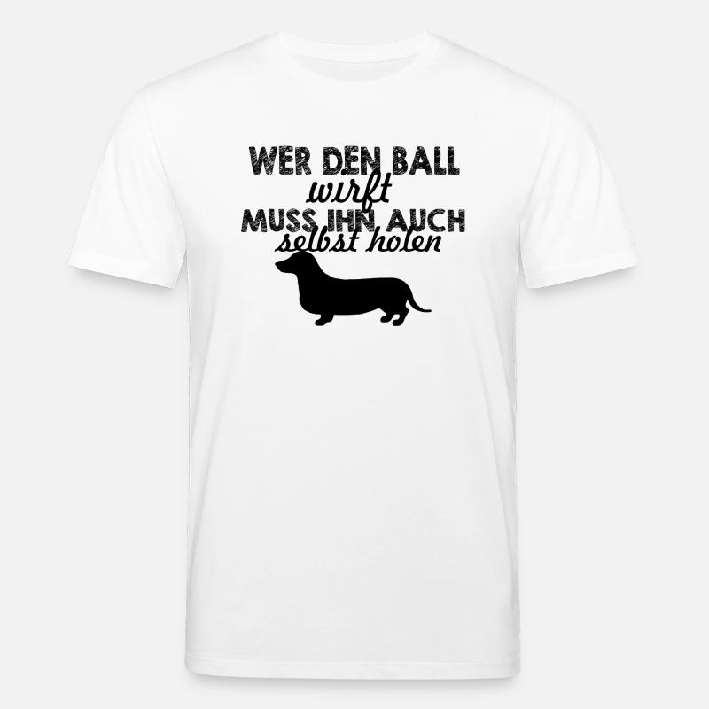 Dackel - Stanley/Stella Unisex Bio-T-Shirt CREATOR  - Weiß