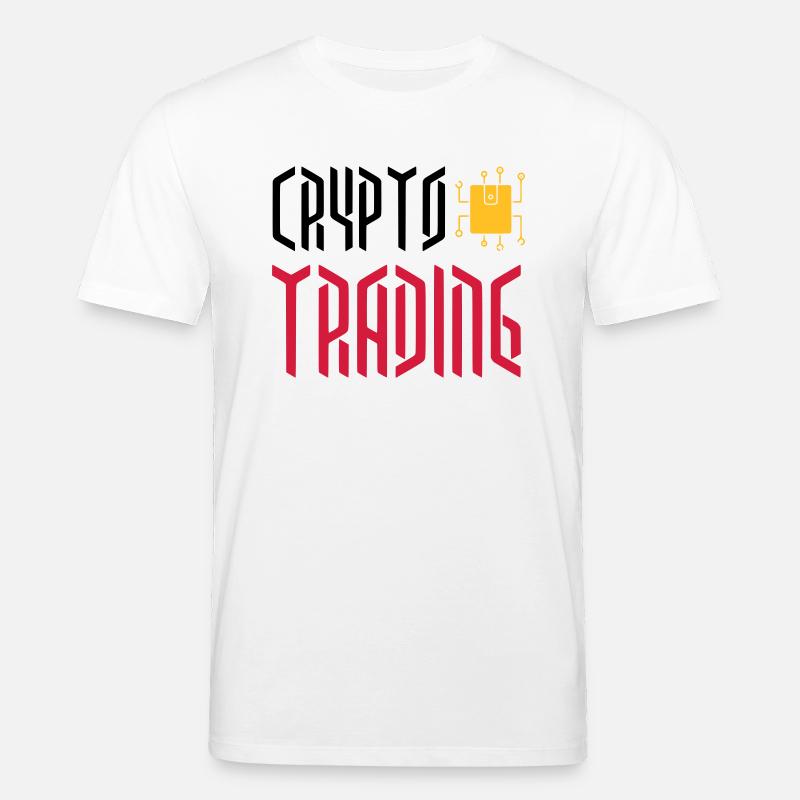 CRYPTOCURRENCIES / CRYPTOS / CRYPTOLOGY TRADING - Stanley/Stella CREATOR Unisex Organic T-Shirt - white