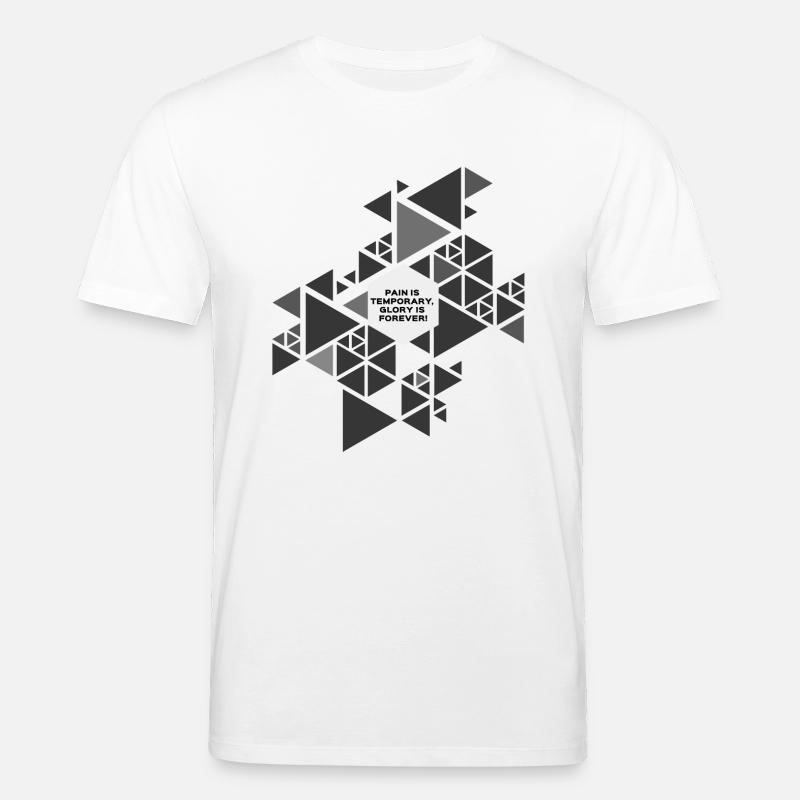 triangles - Stanley/Stella Unisex Bio-T-Shirt CREATOR  - Weiß