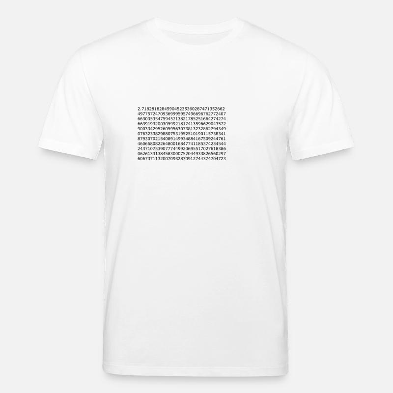 Numéro d'Euler - T-shirt bio CREATOR Stanley/Stella Unisexe - blanc