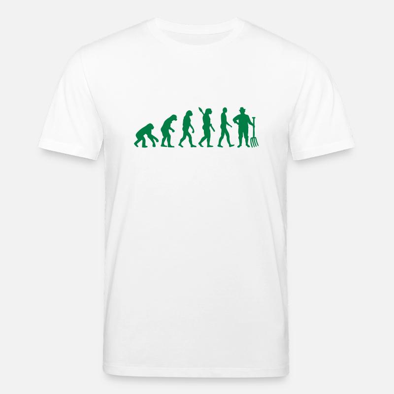 Evolution Bauer - Stanley/Stella Unisex Bio-T-Shirt CREATOR  - Weiß