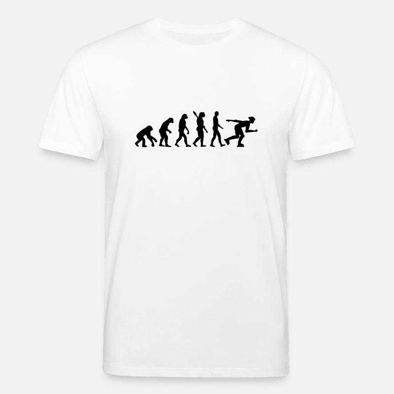 Evolution skating - Stanley/Stella CREATOR Unisex Organic T-Shirt - white