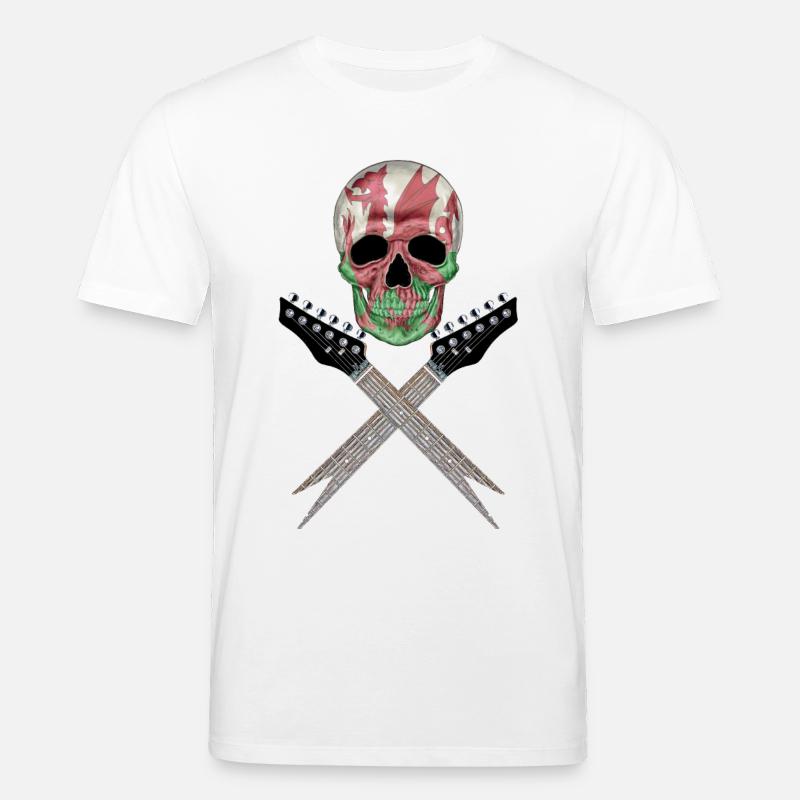 Pays de Galles Roches 001 - T-shirt bio CREATOR Stanley/Stella Unisexe - blanc