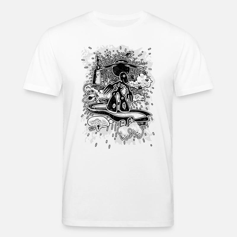 SKY SURFER - Stanley/Stella CREATOR Unisex Organic T-Shirt - white