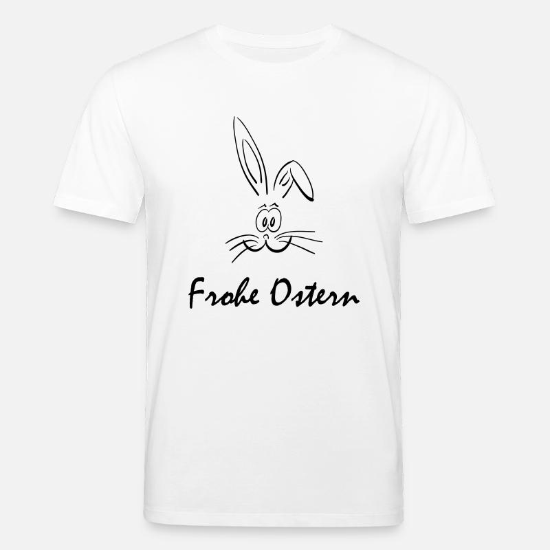 Joyeuses Pâques - T-shirt bio CREATOR Stanley/Stella Unisexe - blanc