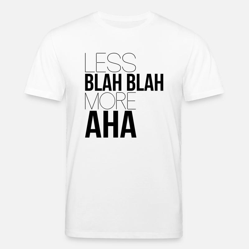 weniger bla bla - Stanley/Stella Unisex Bio-T-Shirt CREATOR  - Weiß