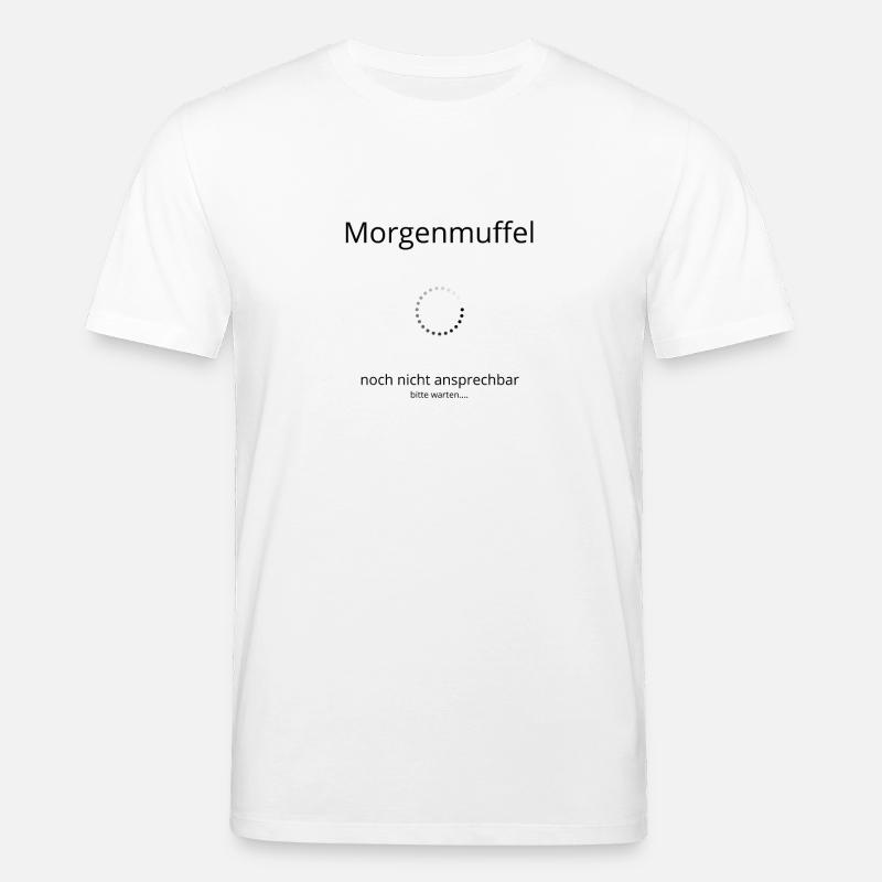 Morgenmuffel - Stanley/Stella Unisex Bio-T-Shirt CREATOR  - Weiß