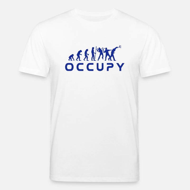 evolution_occupy - Stanley/Stella Unisex Bio-T-Shirt CREATOR  - Weiß