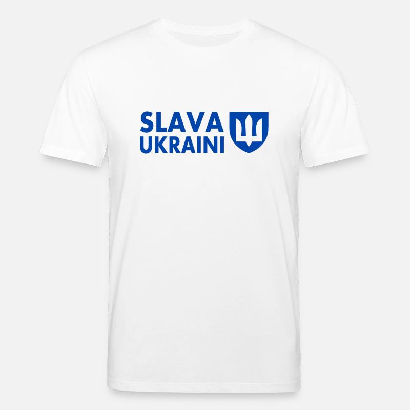 Slava ukraini - Stanley/Stella Unisex Bio-T-Shirt CREATOR  - Weiß