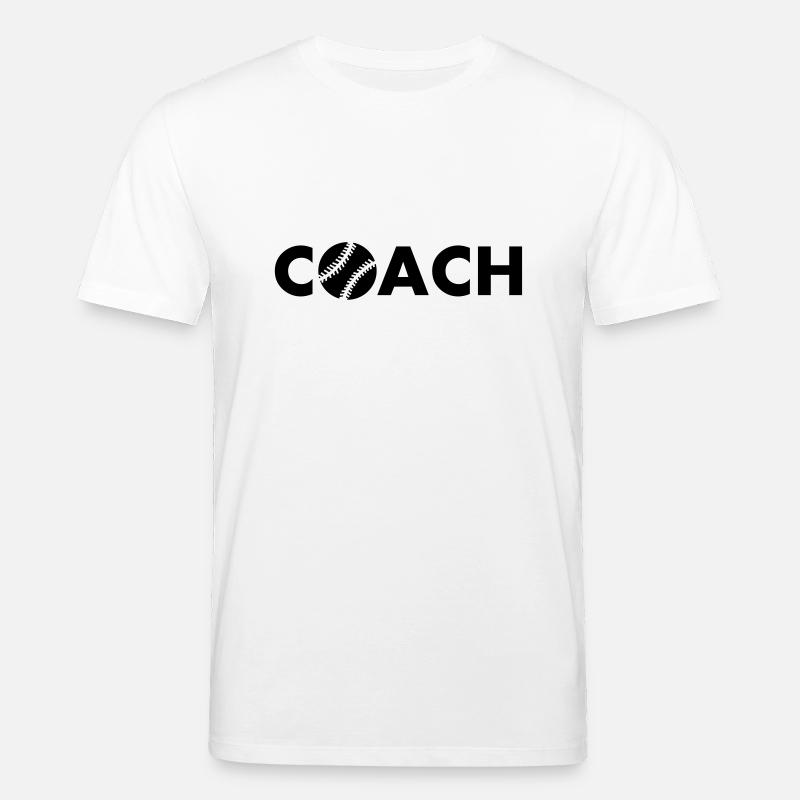 baseball coach - Stanley/Stella Unisex Bio-T-Shirt CREATOR  - Weiß