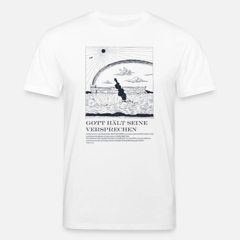 Gottes Versprechen - Stanley/Stella Unisex Bio-T-Shirt CREATOR  - Weiß