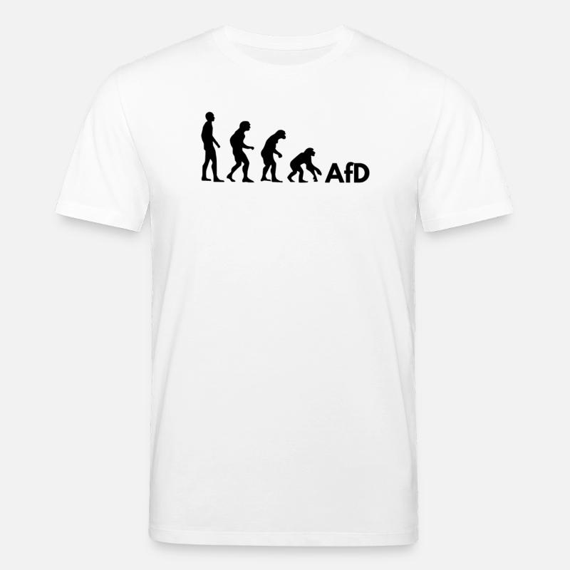 AfD Evolution - Stanley/Stella CREATOR Unisex Organic T-Shirt - white