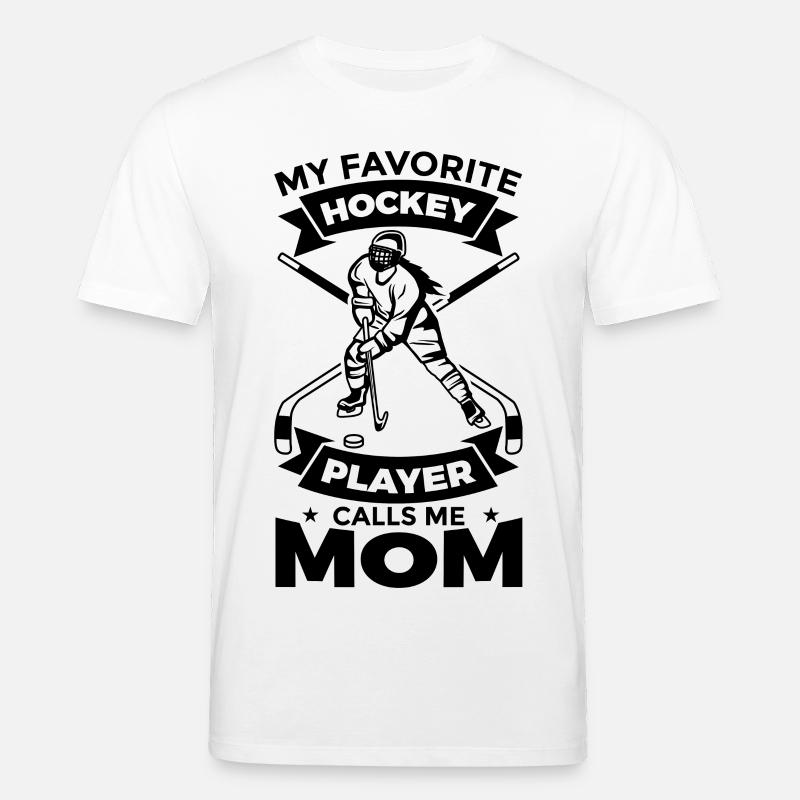 Eishockey Mutter - Stanley/Stella Unisex Bio-T-Shirt CREATOR  - Weiß