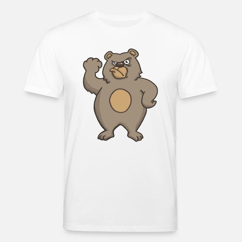 grumpybear - Stanley/Stella Unisex Bio-T-Shirt CREATOR  - Weiß