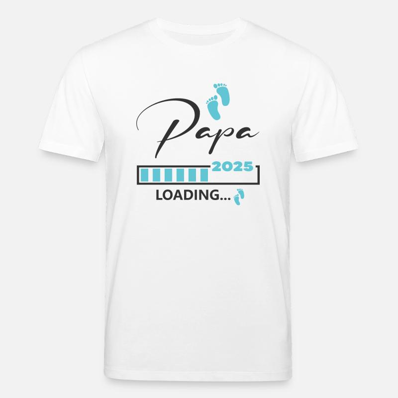 Papa 2025 loading - Stanley/Stella Unisex Bio-T-Shirt CREATOR  - Weiß