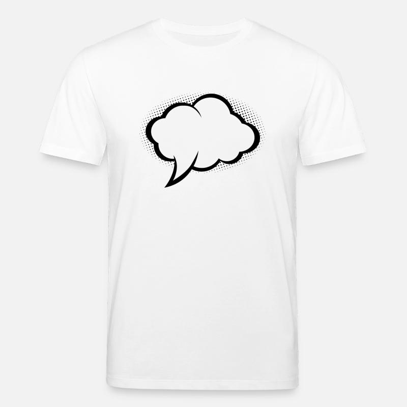 Comic Sprechblase - Stanley/Stella Unisex Bio-T-Shirt CREATOR  - Weiß