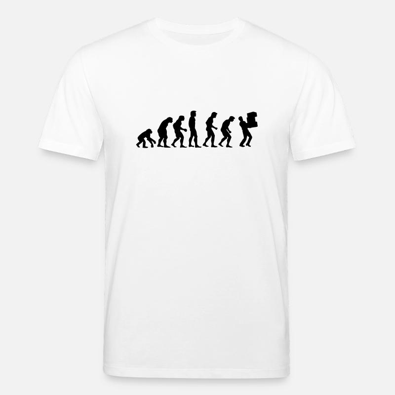 paketzusteller_evolution - Stanley/Stella Unisex Bio-T-Shirt CREATOR  - Weiß