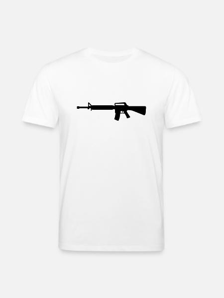 Gewehr - Stanley/Stella Unisex Bio-T-Shirt CREATOR - Weiß