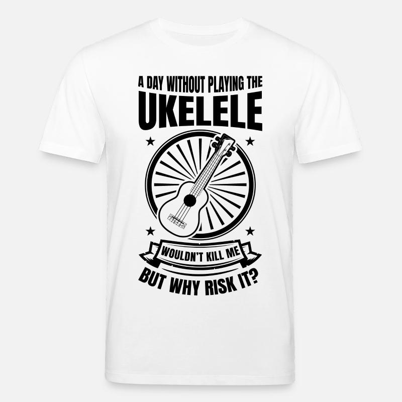 Ukulele Lehrer Scherz - Stanley/Stella Unisex Bio-T-Shirt CREATOR  - Weiß