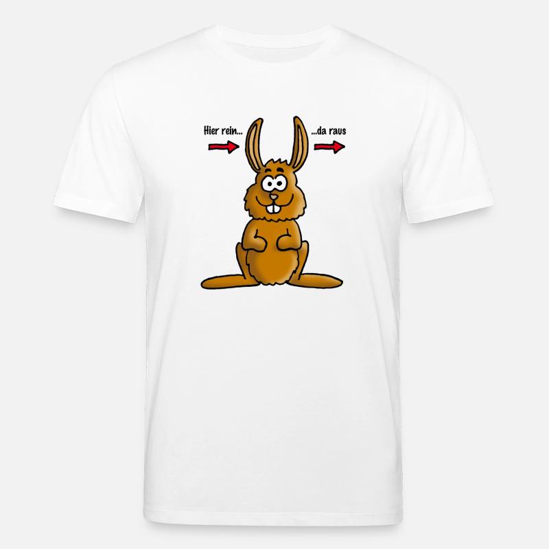 hase_02_e - Stanley/Stella CREATOR Unisex Organic T-Shirt - white